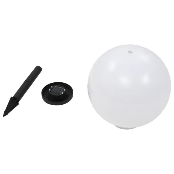 Kerakujulised õue LED päikeselambid RGB valgusega, 30 cm, 4 tk – 6