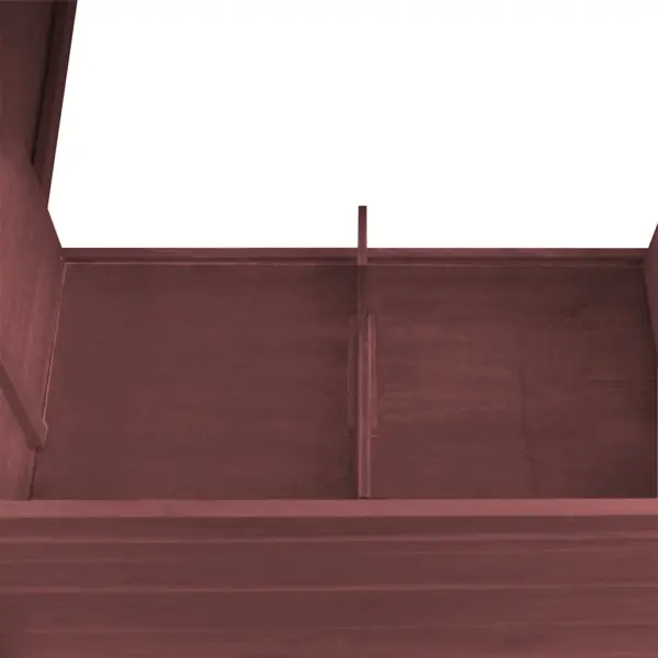 Õuekanakuut munakastiga, pruun-valge männipuit, 202 x 75 x 98 cm – 7