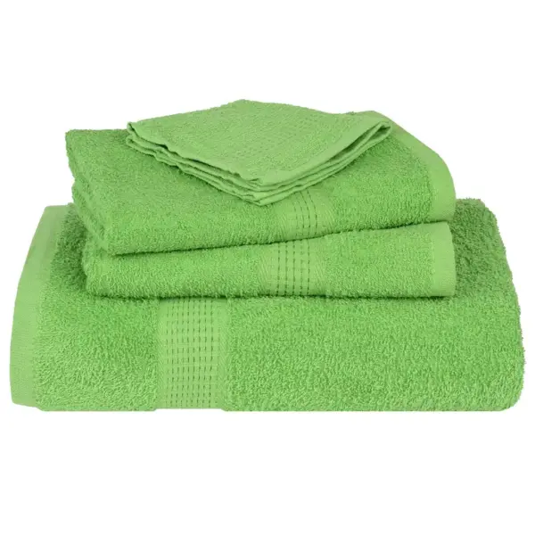 Õunarohelised puuvillased käterätikud FROGN, 10 tk, 50 x 100 cm, 360 g/m² – 4