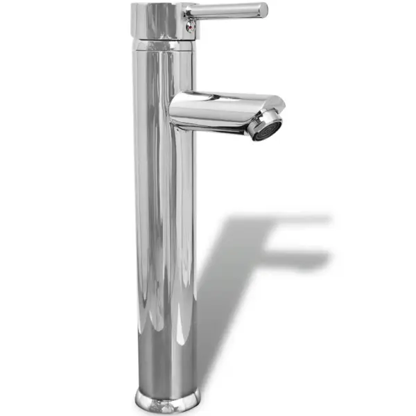 Ovaalne keraamiline vannitoa valamu kapi peale segistiga, valge, 630 x 420 x 120 mm – 7
