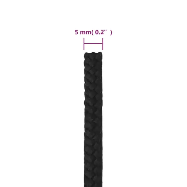 Polüpropüleenist paadiköis, täismust, 5 mm, 50 m, tõmbetugevus 150 kg – 6