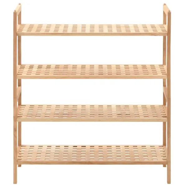 Pähklipuidust kingariiul 4 riiuliga, 69 x 26 x 81 cm - 2