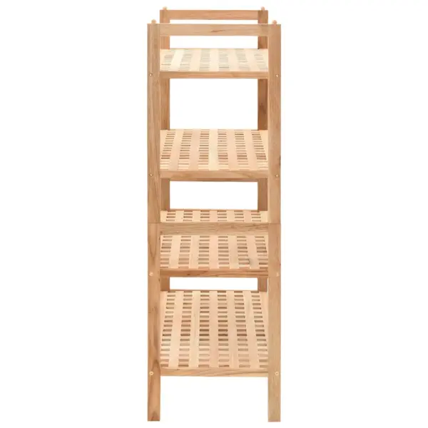 Pähklipuidust kingariiul 4 riiuliga, 69 x 26 x 81 cm - 3