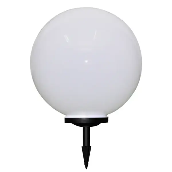 Päikesepatareiga LED aiateevalgustid valguspall 50 cm, 2 tk, vaiaga – 2