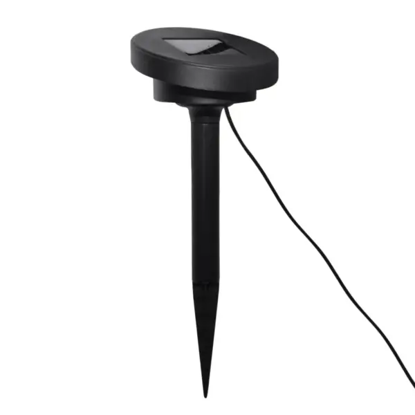 Päikesepaneeliga LED aialambid maavaiadega, 6 tk, külmvalge valgus, 9,5 cm valguspallid – 4