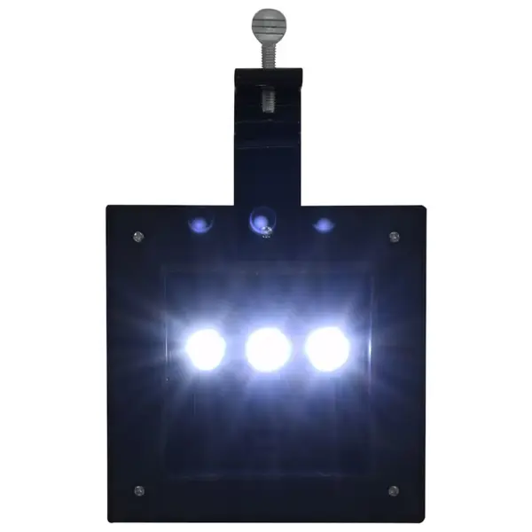 Päikesepatareiga kandilised LED-aiavalgustid, 12 tk, must, 12 x 6,5 cm - 13