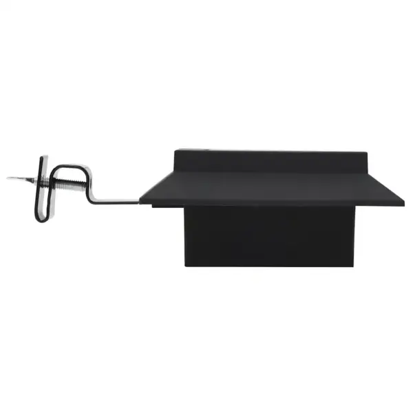 Päikesepatareiga kandilised LED-aiavalgustid, 12 tk, must, 12 x 6,5 cm - 4