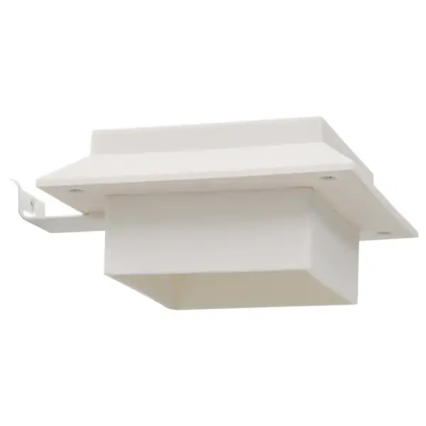 Päikesepatareiga LED aiavalgustid, kandilised, 12 cm, külm valge, 12 tk, valge – 10