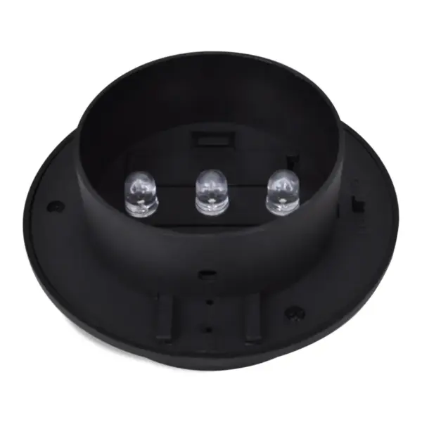 Päikesepatareiga LED aiavalgustid seinale, külm valge, must, 12 tk - 5