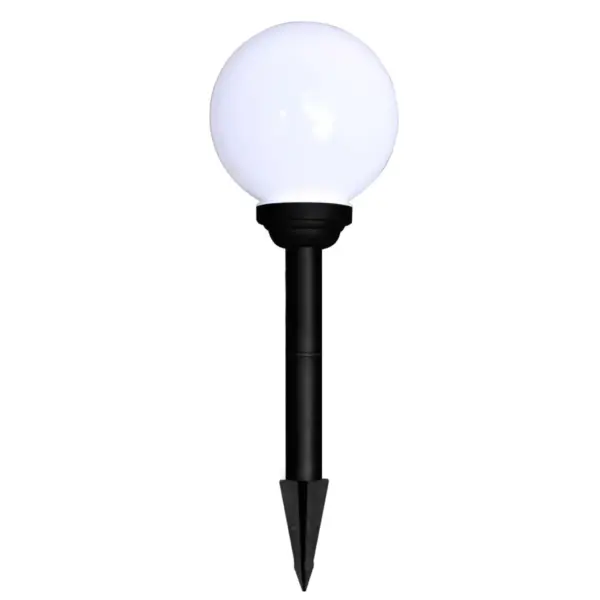 Päikesetoitel LED teevalgustid valguspallidega, 8 tk, valge, palli läbimõõt 15 cm – 5