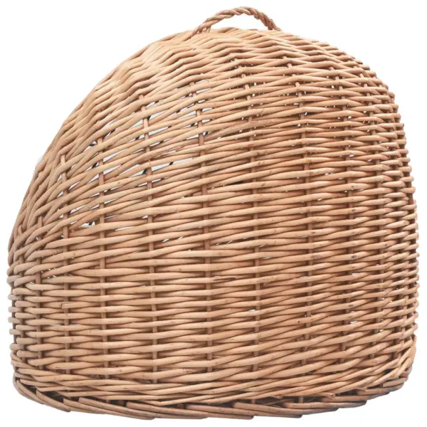 Pajust kassi transpordipuur silmusega, pruun, 50 x 42 x 40 cm – 7