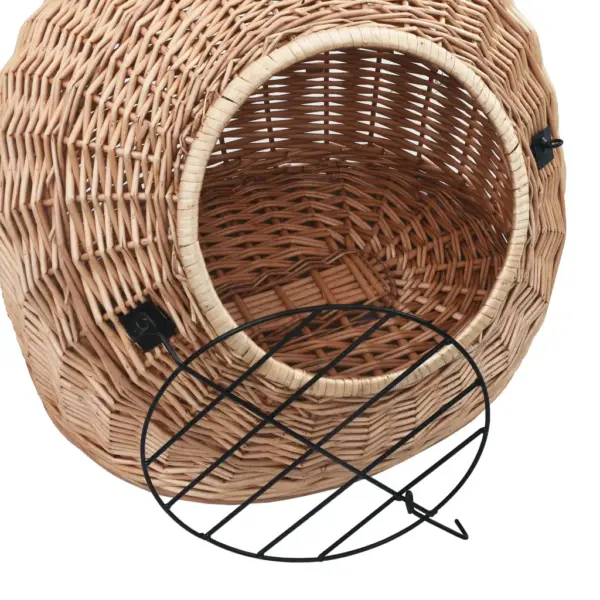 Naturaalsest pajust kassi transpordipuur sangaga, 60 x 45 x 45 cm – 5