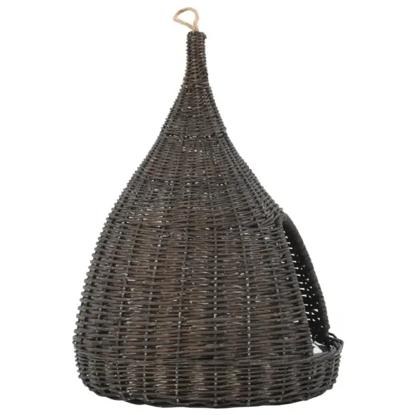 Pajust tipi kassimaja eemaldatava padjaga, hall, 40 x 60 cm - 4