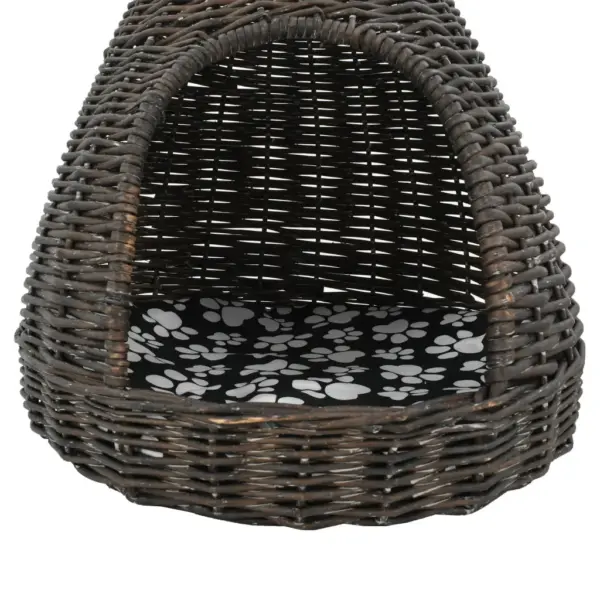 Pajust tipi kassimaja eemaldatava padjaga, hall, 40 x 60 cm - 7