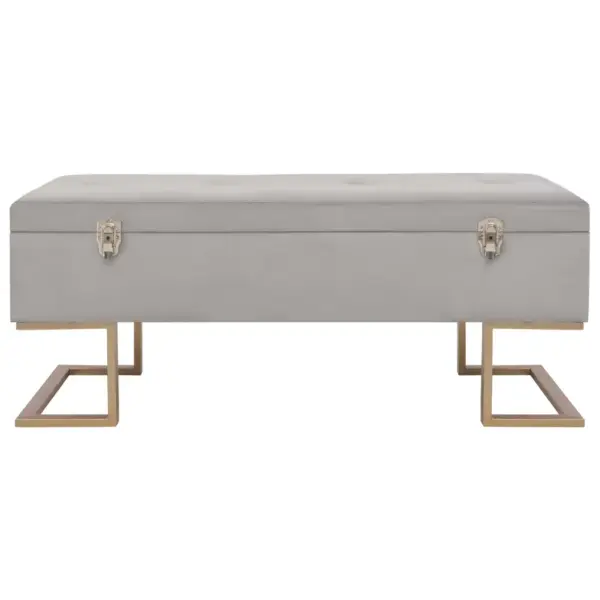 Panipaigaga hall sametpink kuldsete metalljalgadega, 105 cm – 3