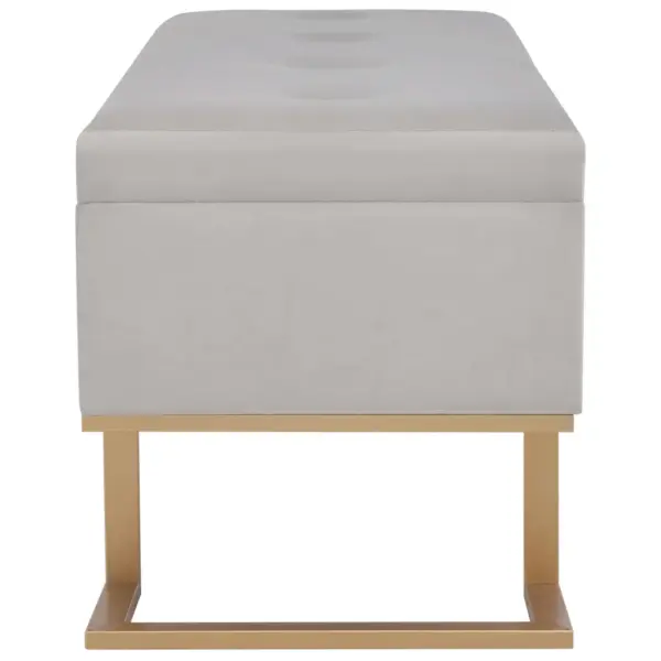 Panipaigaga hall sametpink kuldsete metalljalgadega, 105 cm – 4