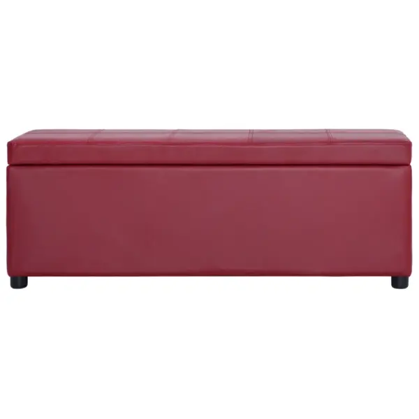 Panipaigaga hoiupink veinipunane kunstnahk 116 cm – 2