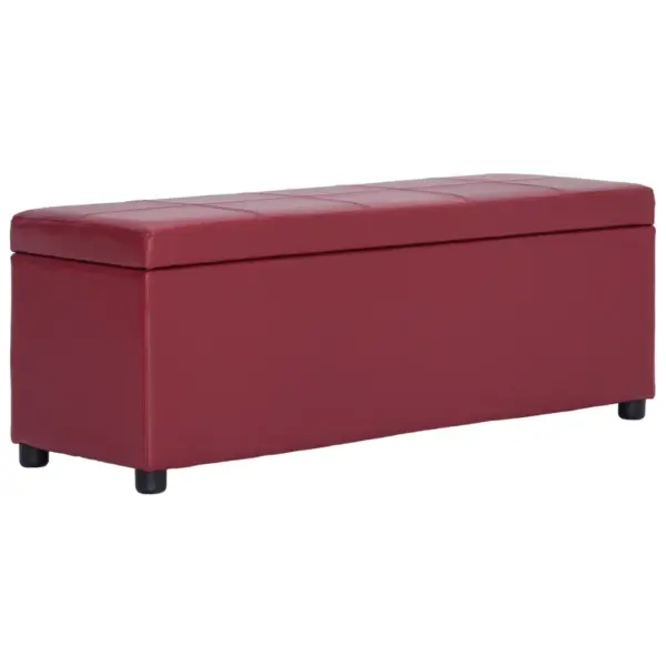 Panipaigaga hoiupink veinipunane kunstnahk 116 cm – 4