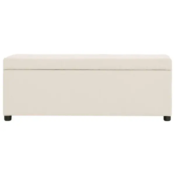 Panipaigaga hoiupink, kreemjasvalge polüester, 116 x 38 x 43 cm – 2