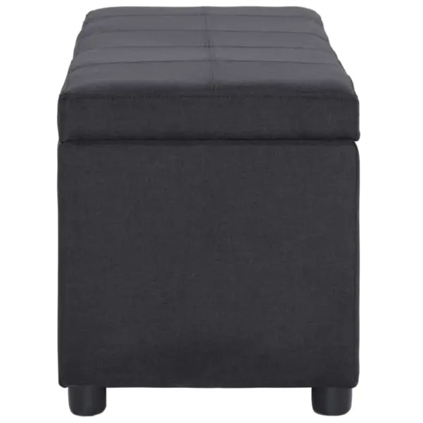 Panipaigaga hoiupink, must polüster, 116 cm – 3