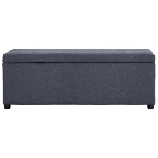 Panipaigaga hoiupink, tumehall polüesterpolster, 116 cm – 2