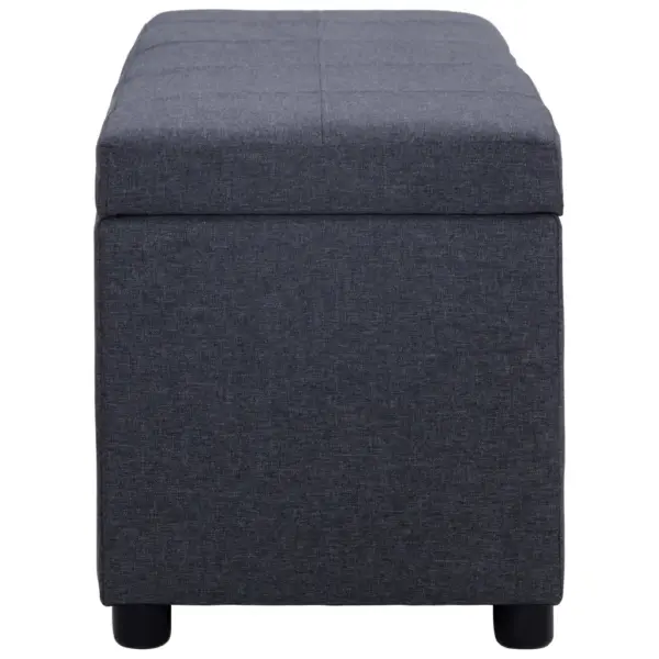 Panipaigaga hoiupink, tumehall polüesterpolster, 116 cm – 3