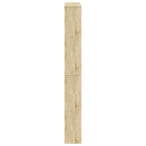 Peegliga nelja sahtliga kingakapp, tammepuidu tooniga tehispuit, 63 x 17 x 134 cm – 5