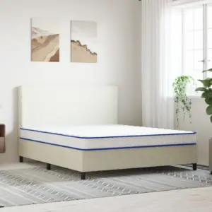 Pehme memory foam madrats, valge, 160 x 200 x 17 cm