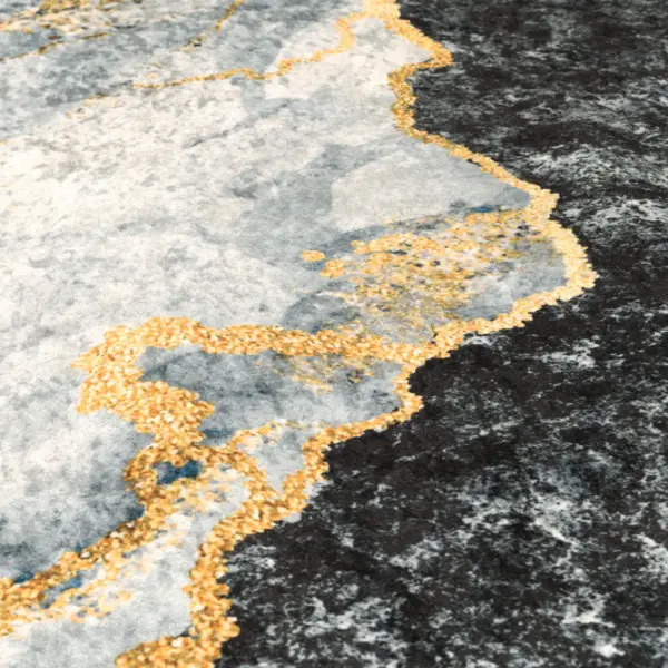 Pestav mitmevärviline põrandavaip pehme sametpinnaga, 80 x 150 cm – 7
