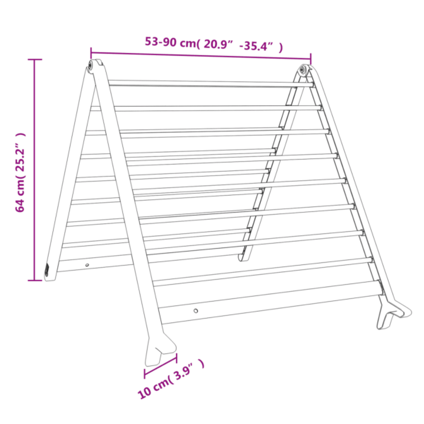 Pikendatav vannile pesukuivatusrest, alumiinium ja plast, hõbedane, 53–90 x 10 x 64 cm – 8