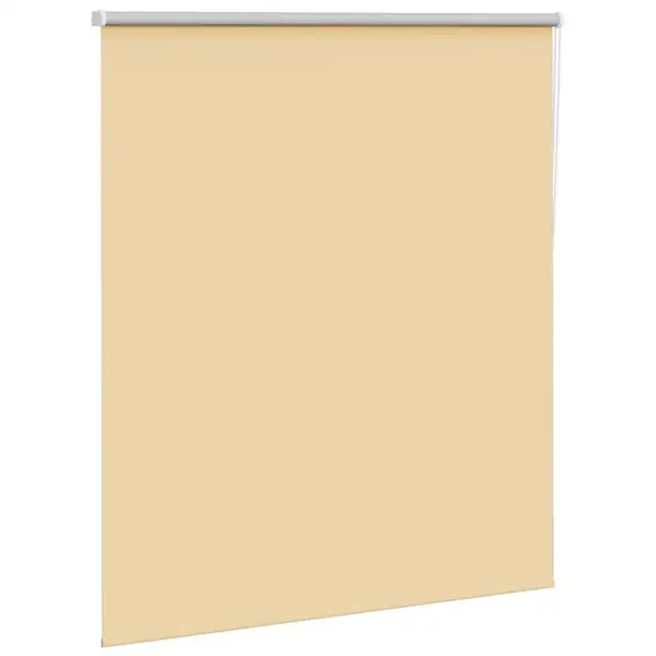 Pimendav ruloo privaatsuseks, beež, 135 x 130 cm, 100% polüester, ketiülekandega – 3