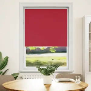 Pimendav rullkardin, punane, 80 x 175 cm, 100% polüester
