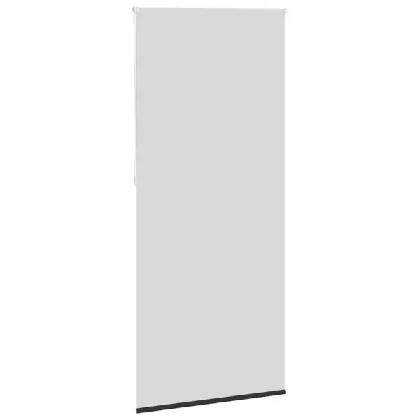 Pimendav ruloo 100 x 230 cm, must polüester, valge ketiga – 4