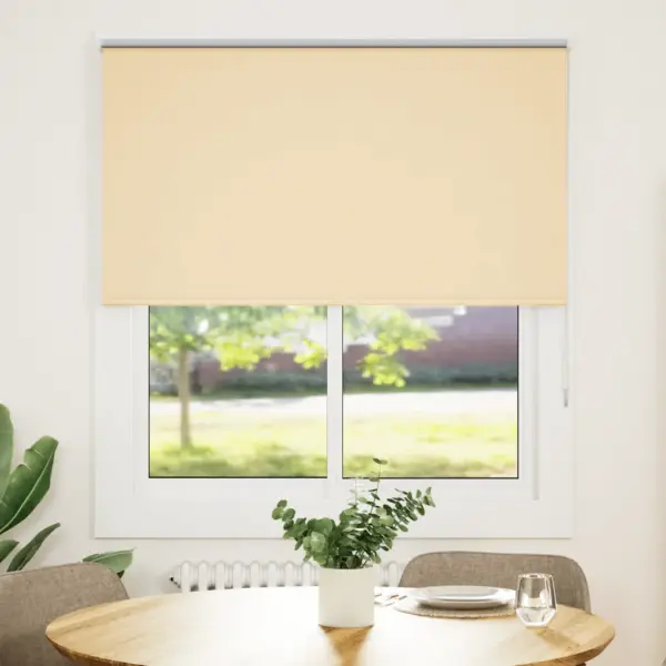 Beež pimendav ruloo, 130 x 130 cm, polüester, kanga laius 126,6 cm – 2