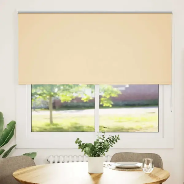 Pimendav ruloo beež, 150 x 130 cm, 100% polüester, alumiiniumsiiniga – 2