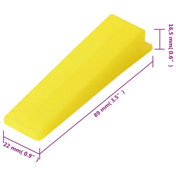 Plaatide tasandussüsteemi komplekt, 3 mm, 2500 klambrit, 500 kiilu ja tangid – 10