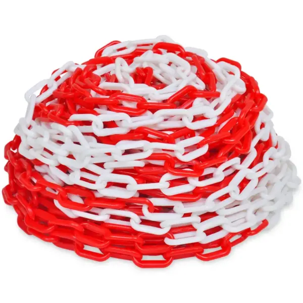 Plastist hoiatusketid, 2 tk, punane ja valge, 30 m, 6 mm – 2
