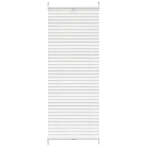 Plisseekardin klambrikinnitusega, valge, 50 x 125 cm – 2