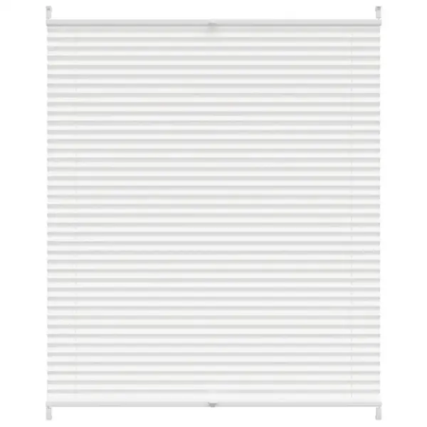 Valge plisseekardin klambrikinnitusega, 100 x 150 cm, kreppkangas – 2