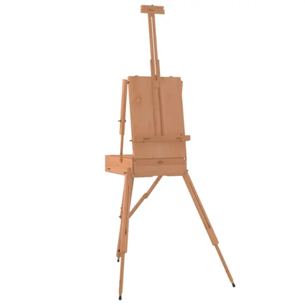 Pöögipuidust molbert reguleeritava kõrguse ja nurgaga, 81 x 121 x 173 cm – 2