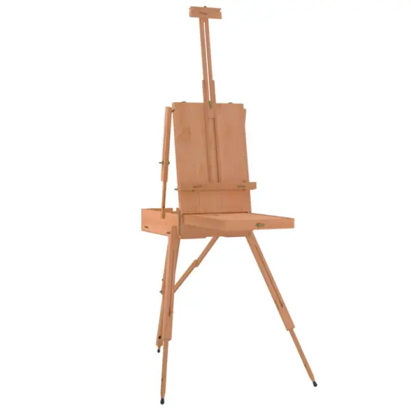 Pöögipuidust molbert reguleeritava kõrguse ja nurgaga, 81 x 121 x 173 cm – 3