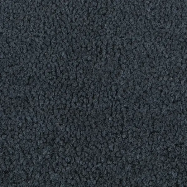 Poolringikujuline flokeeritud kookoskiududest uksematt, tumehall, 50 x 80 cm – 5