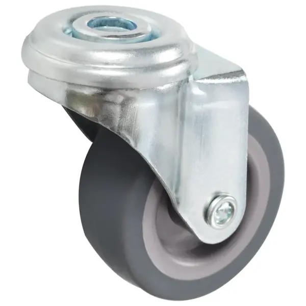 Hallid poldiaukuga pööratavad mööblirattad, 8 tk, 50 mm – 3