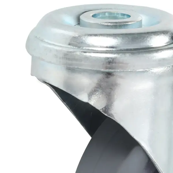 Pööratavad mööblirattad M10 poldiaukudega, hall TPR, 75 mm, 12 tk – 5