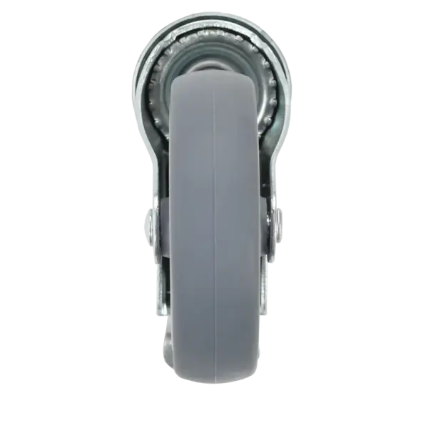 Hallid pööratavad mööblirattad poldiaukudega, piduritega, 12 tk, 100 mm TPR, M12 – 6