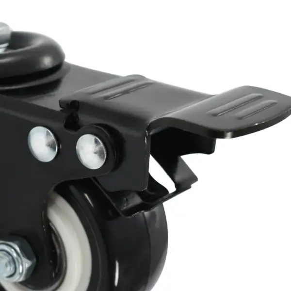 Pööratavad piduritega mööblirattad, 24 tk, must, 50 mm – 8