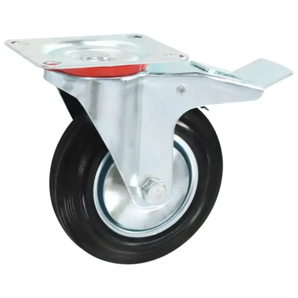 Pöördrattad väikesele mööblile ja seadmetele, 32 tk, 160 mm, must kumm, 150 kg – 4