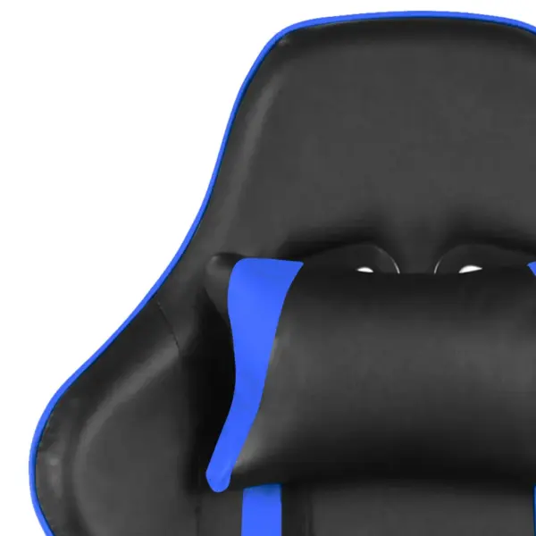Pöörlev mänguritool jalatoega, must-sinine PVC, reguleeritav kõrgus – 7