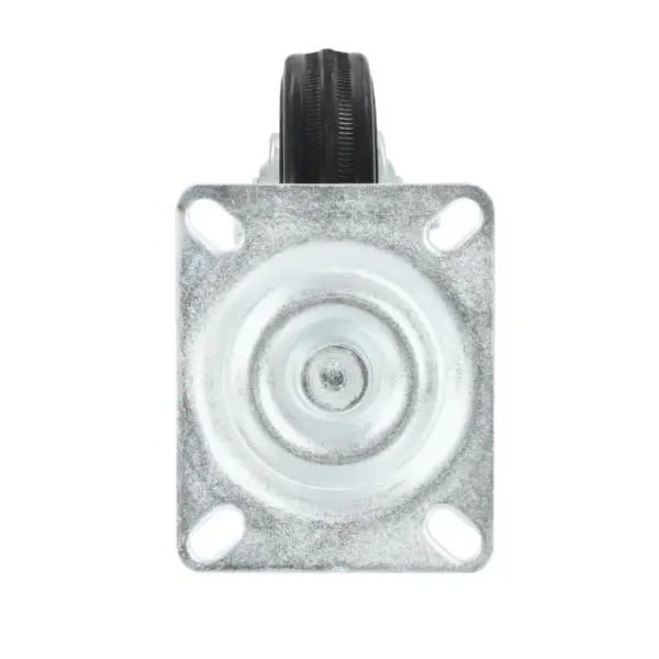 24 tk pöörlevad kummirattad plaadiga, must, 100 mm, 70 kg – 7