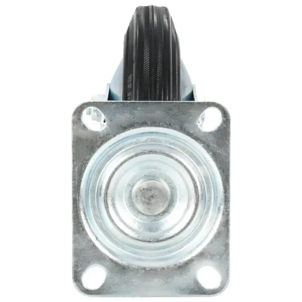 Pöörlevad kummirattad paigaldusplaadiga, must, 160 mm, 8 tk, 150 kg – 6